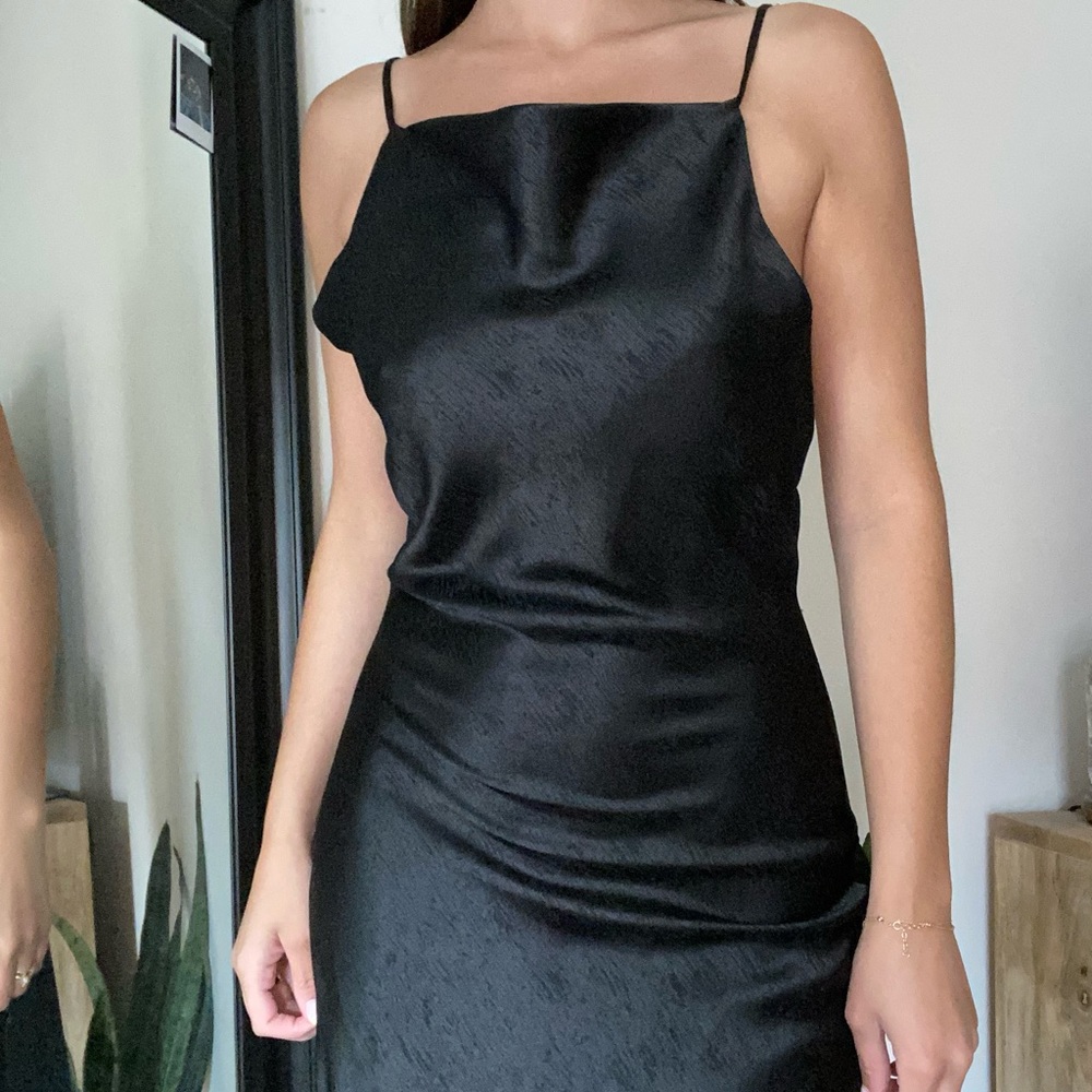 NWT Black Slip Dress